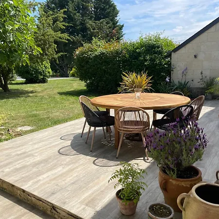 D Hotes Avec Piscine Et La Foliere Saumur فندق مبيت وإفطار 3*